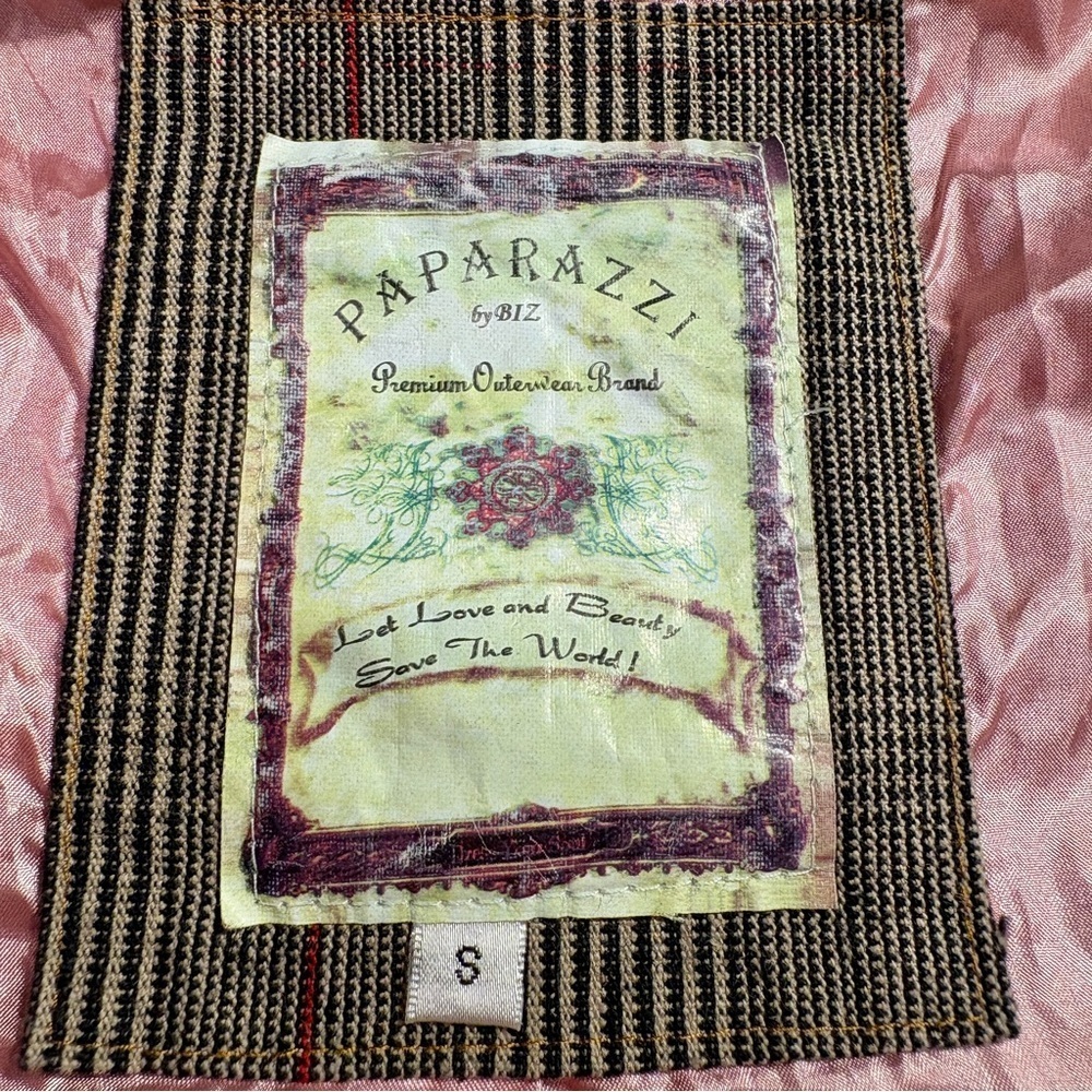 Paparazzi by Biz Floral Embroidered Women's Jacket Size Small - Picture 9 of 10